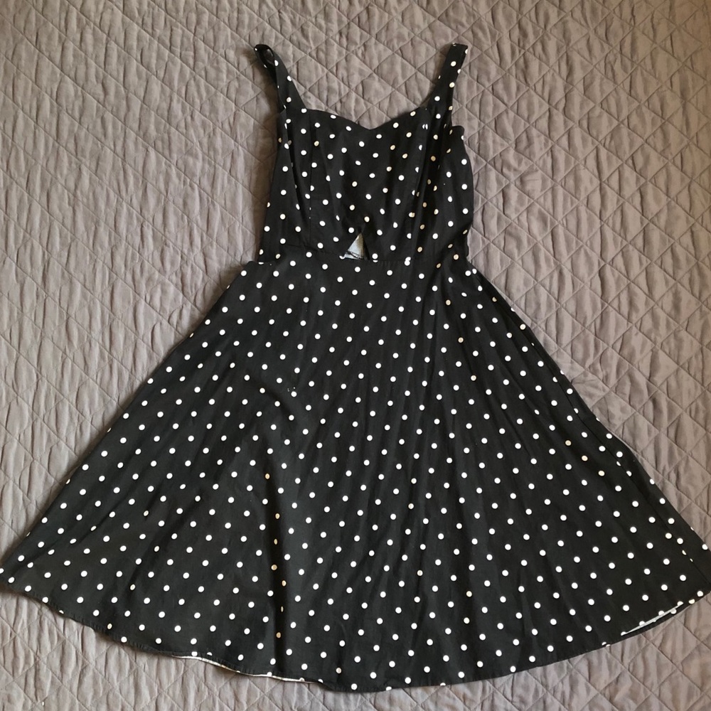 1950s inspired Polka Dot Dress